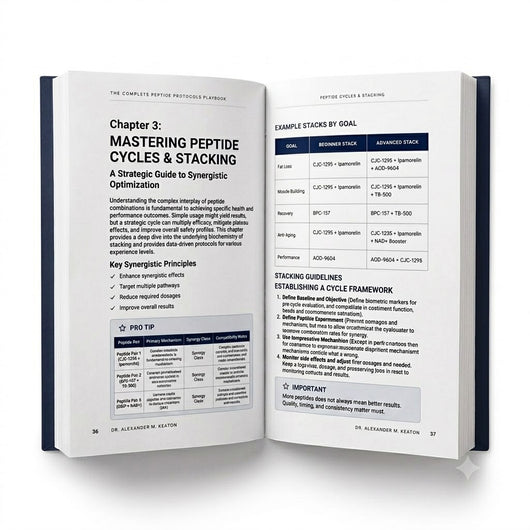 The Complete Peptide Protocols Playbook - Duo Bundle (2 Copies + Gift)