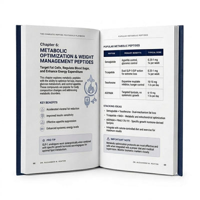 The Complete Peptide Protocols Playbook - Duo Bundle (2 Copies + Gift)