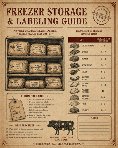 Freezer Storage & Labeling Guide