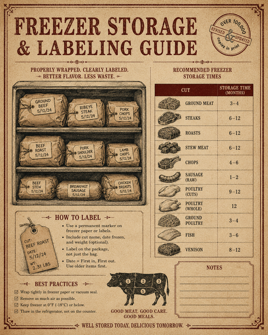 Freezer Storage & Labeling Guide